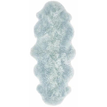 Genuine Luxury Sheepskin Plain Super Soft Long Haired Natural Wool Duck Egg Rug-Origins-Rug Love - The Most Loved Rug Store